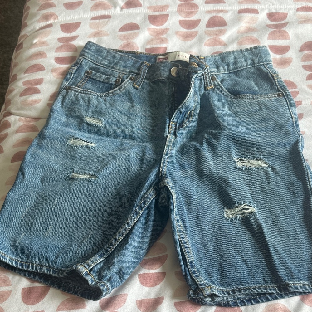 Levi's Blue Denim Shorts